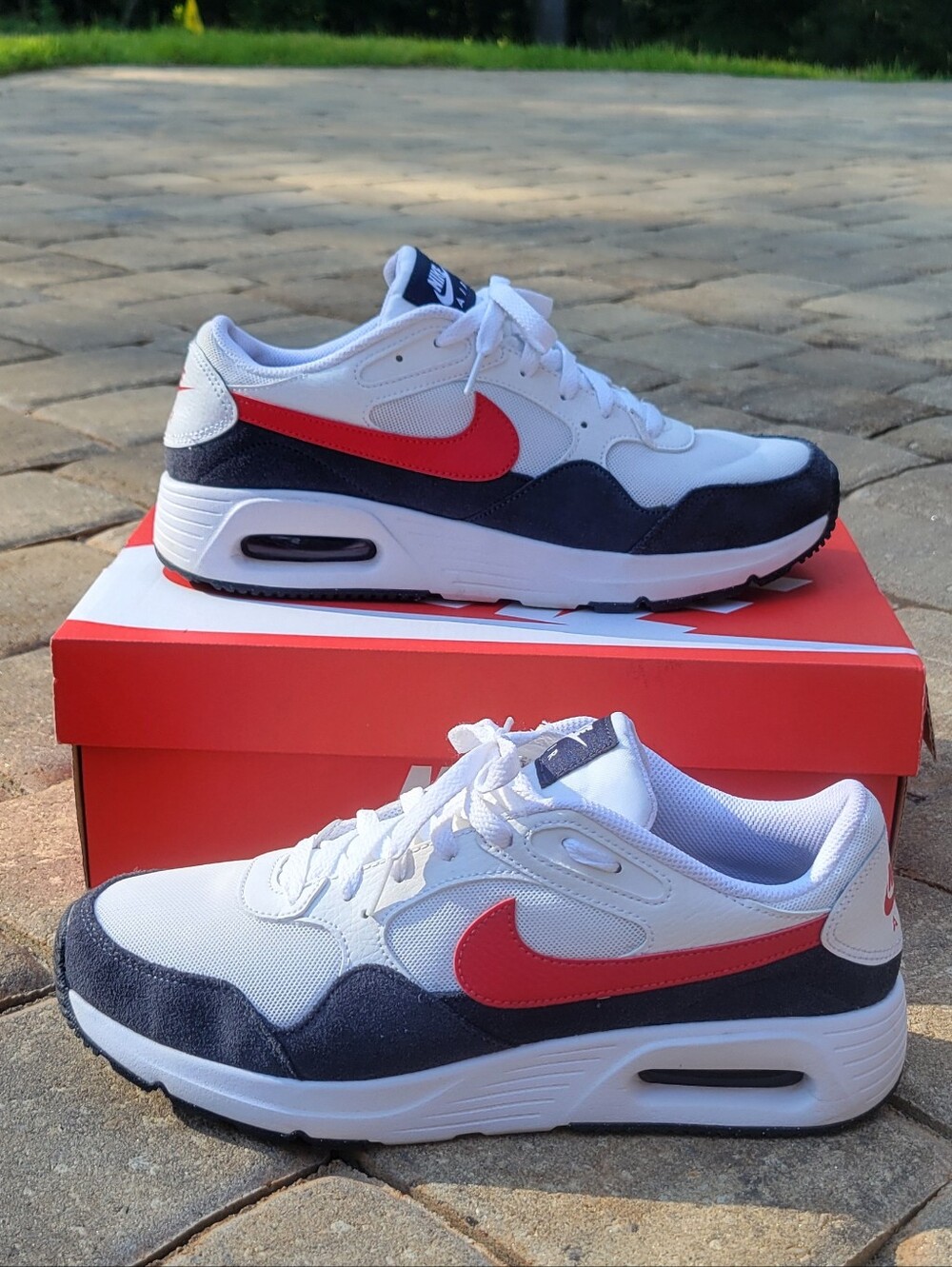 Nike Air Max SC 'White Unuversity Red'